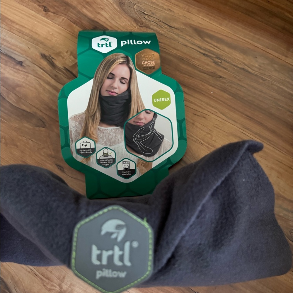 Gray Trtl Travel Neck Pillow